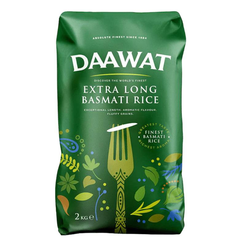 Dawaat Extra Long Basmati Rice 2kg
