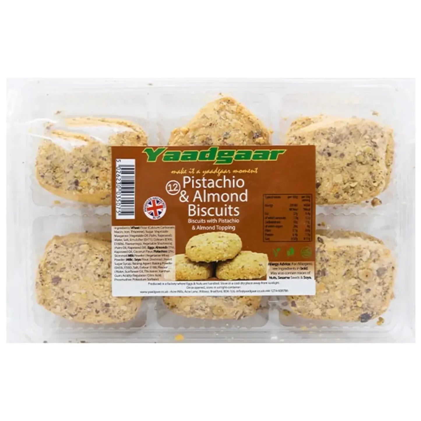 Yaadgaar Pistachio and Almond Biscuits