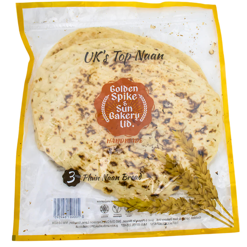 Fresh Plain Naan (3pcs)