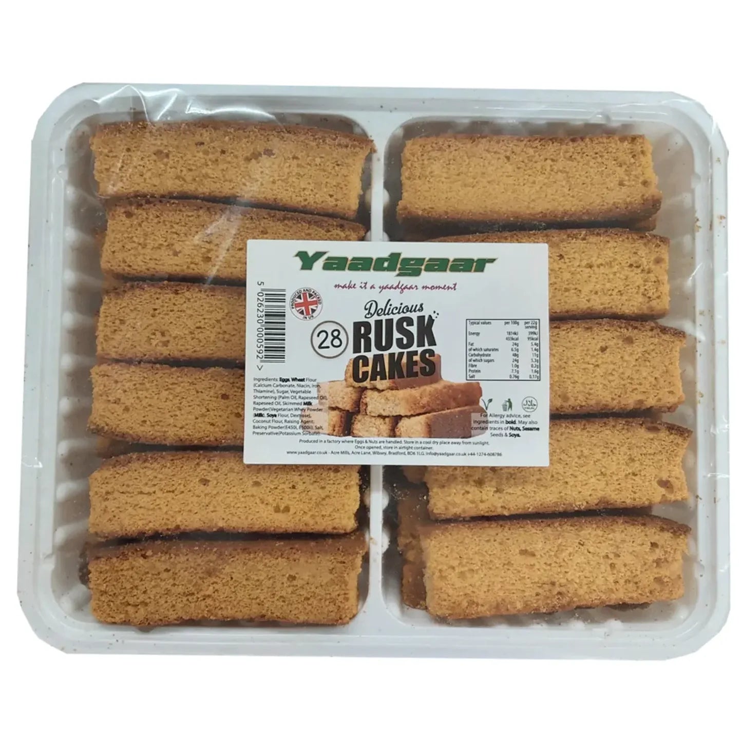 Yaadgaar 28pcs Cake Rusk